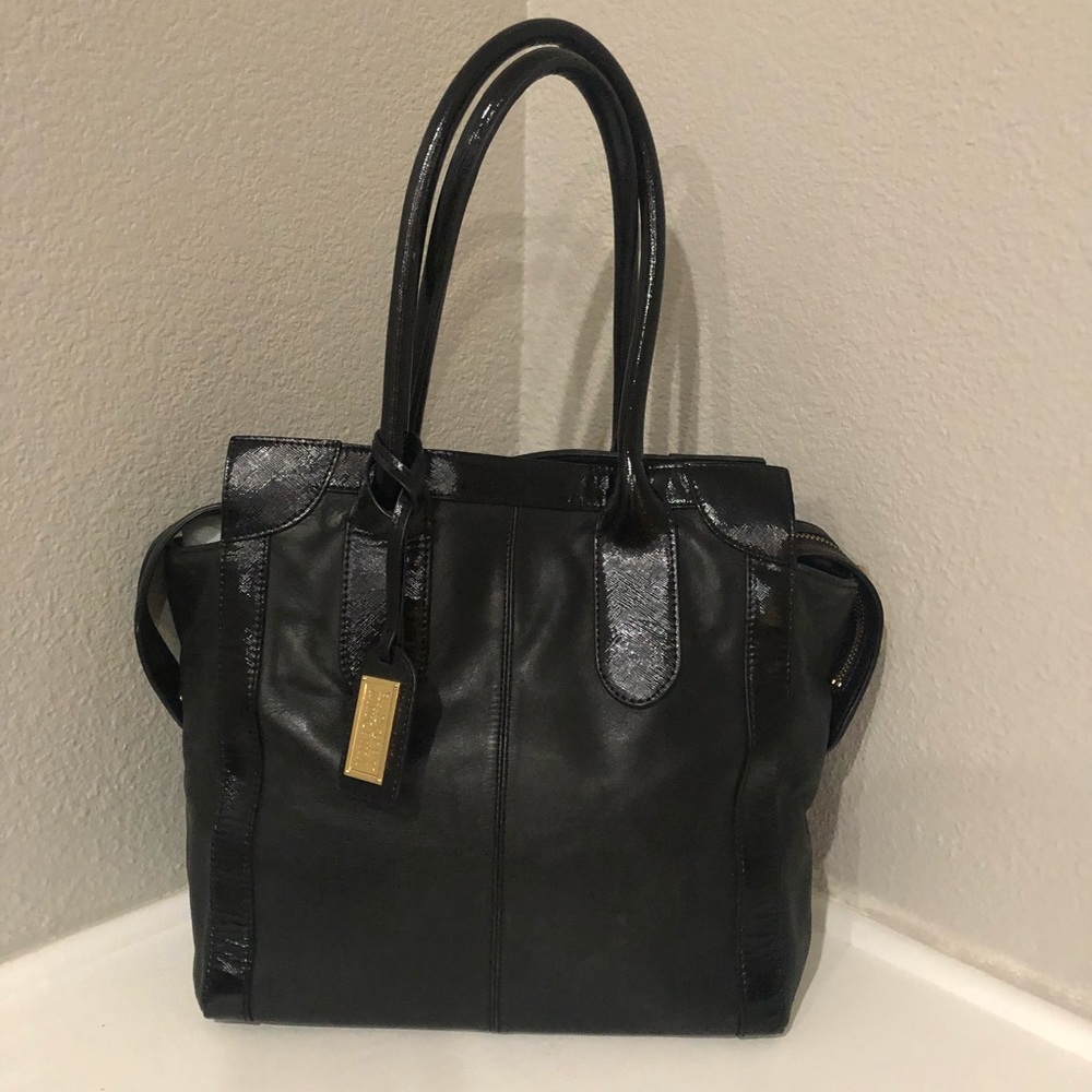 Badgley Mischka Tote Bag- Italian Leather